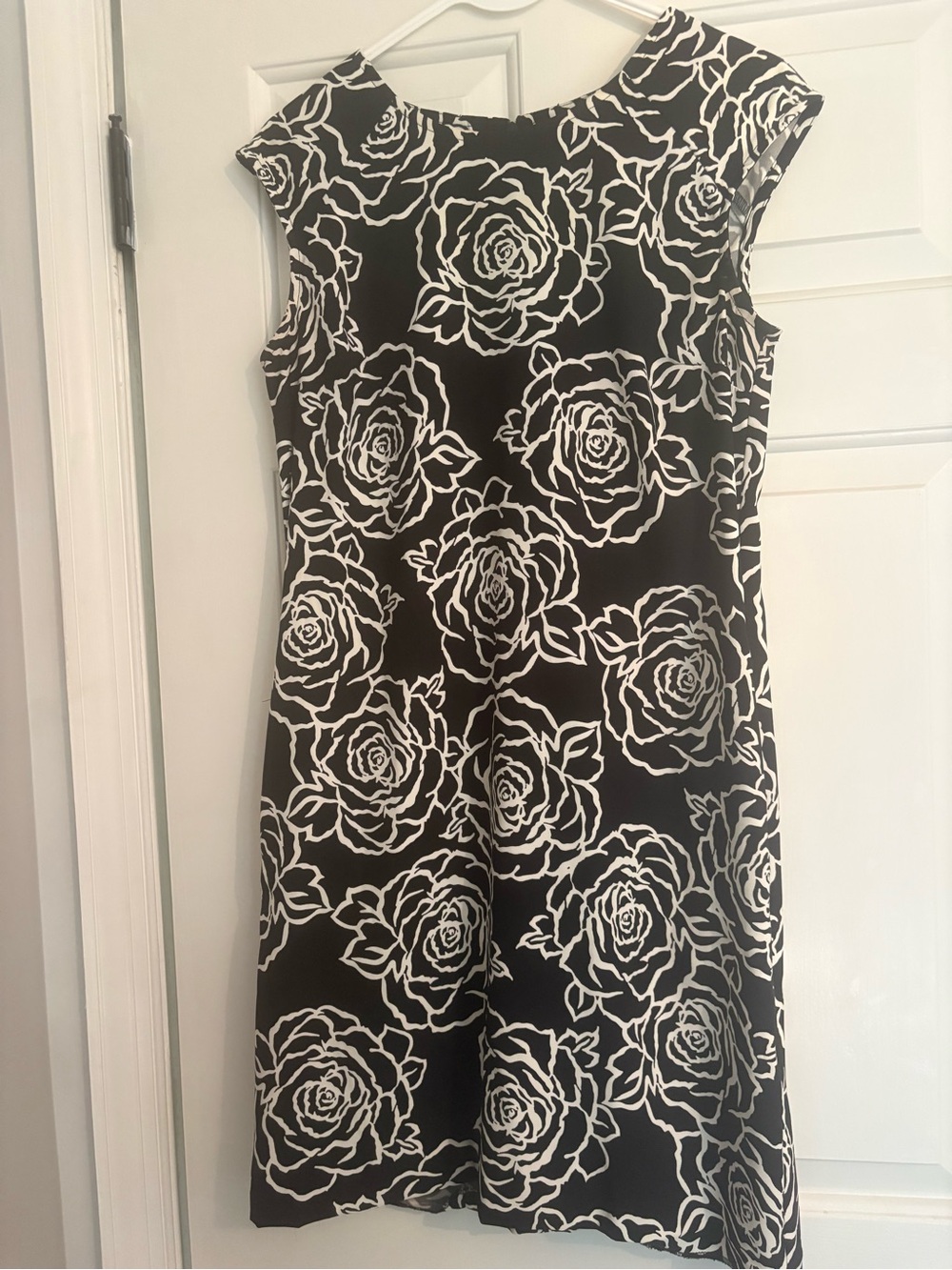 AGB Black and White Floral Mini Dress